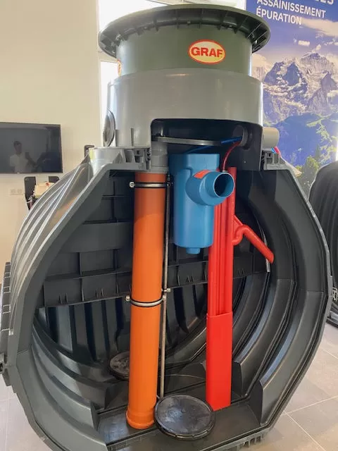 Installation de Micro-station GRAF , Porto-Vecchio, ACM Assainissement